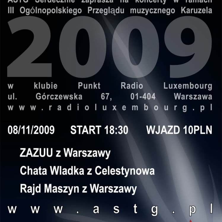 Przegląd Karuzela 2009 w klubie Radio Luksembourg