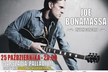 Już w poniedziałek: JOE BONAMASSA W WARSZAWIE!