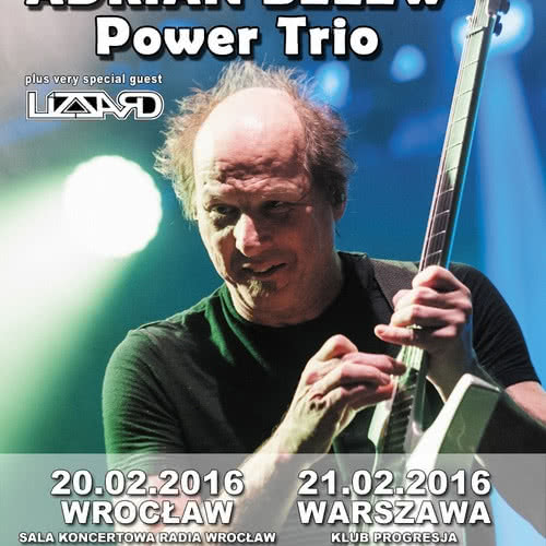 Adrian Belew Power Trio w lutym w Polsce