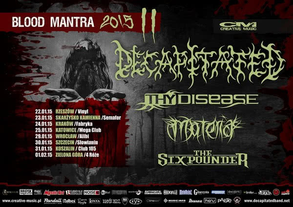 Decapitated: Blood Mantra Tour 2015 coraz bliżej