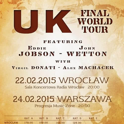 Kończą się bilety na koncerty UK w Polsce 