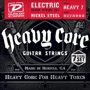 Heavy Core 7 - nowe 7-strunowe sety Dunlopa