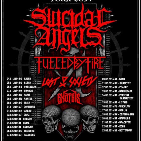 Suicidal Angels - zmiana miejsca koncertu