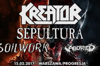 Kreator, Sepultura i Soilwork w Polsce