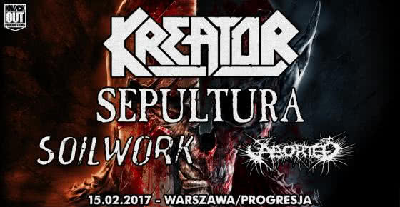 Kreator, Sepultura i Soilwork w Polsce