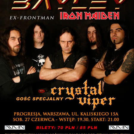 Były wokalista Iron Maiden 27 czerwca w Warszawie