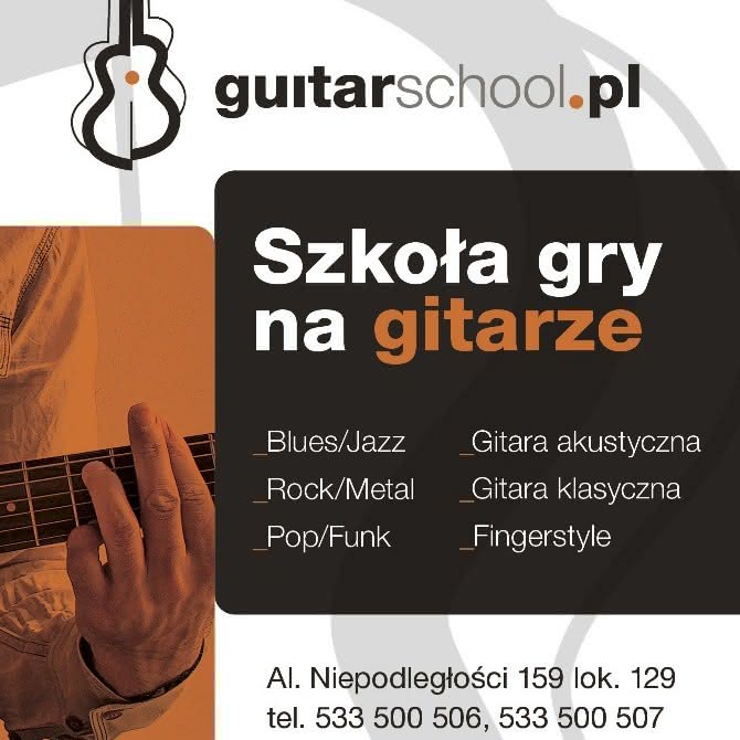 Guitarschool.pl - nowa szkoła gitary w Warszawie