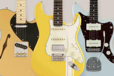 Fender Japan Hybrid II Telecaster, Stratocaster i Traditional Jazzmaster