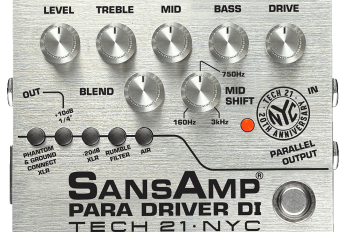 Tech 21 20th Anniversary Limited Edition Para Driver DI – jubileuszowy, limitowany preamp/DI-box