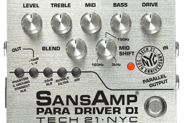 Tech 21 20th Anniversary Limited Edition Para Driver DI – jubileuszowy, limitowany preamp/DI-box