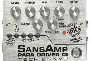 Tech 21 20th Anniversary Limited Edition Para Driver DI – jubileuszowy, limitowany preamp/DI-box