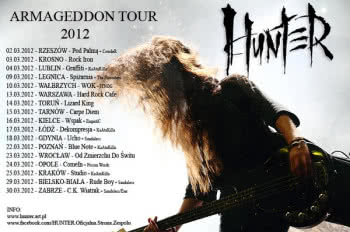 Hunter na trasie Armageddon Tour 2012