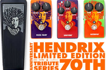 Dunlop Hendrix Limited Edition Cry Baby, Fuzz Face, Univibe i Octavio