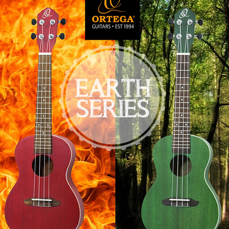 Nowe modele ukulele z serii Earth Ortegi