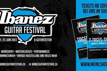 Rusza sprzedaż biletów na IBANEZ GUITAR FESTIVAL 2013