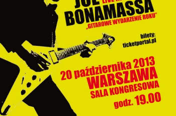 Joe Bonamassa w Polsce z Derekiem Sherinianem