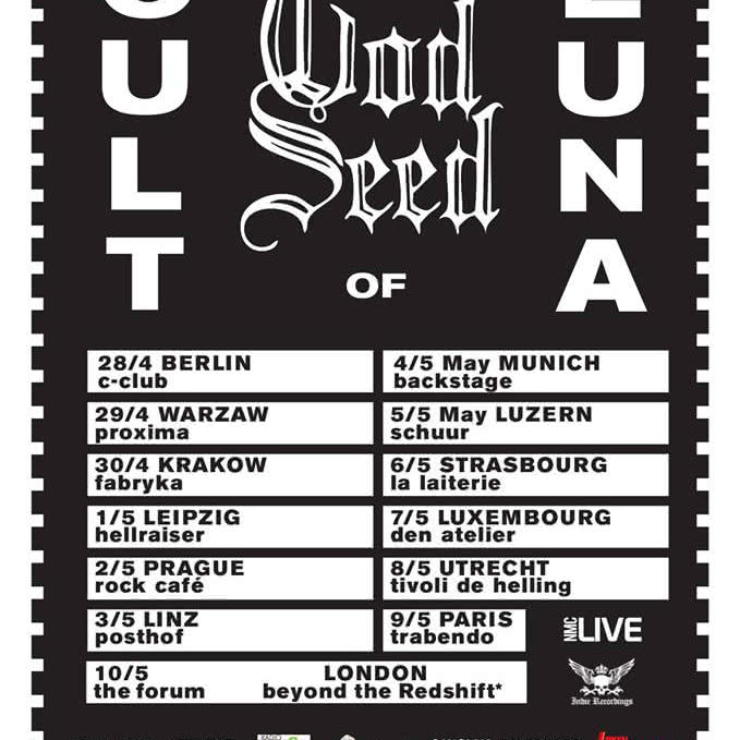Koncerty Cult of Luna i God Seed już za kilka dni
