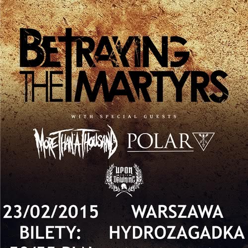 Betraying The Martyrs w Warszawie już w lutym
