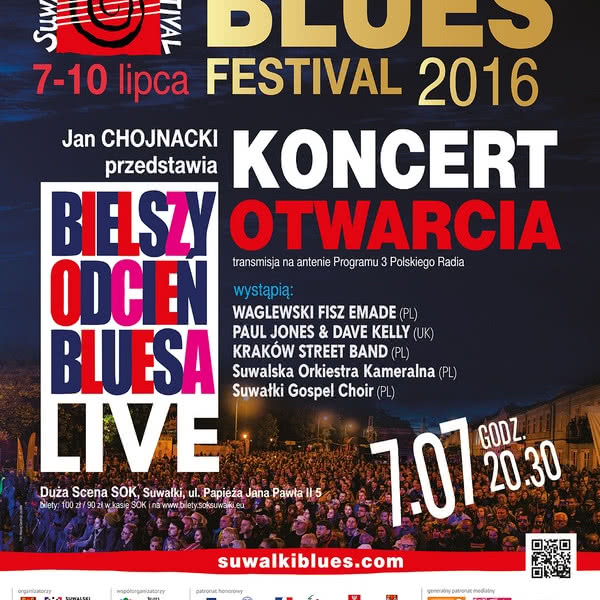 Suwałki Blues Festival 2016 - koncert otwarcia