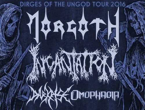 Morgoth i Incantation na koncercie w Polsce