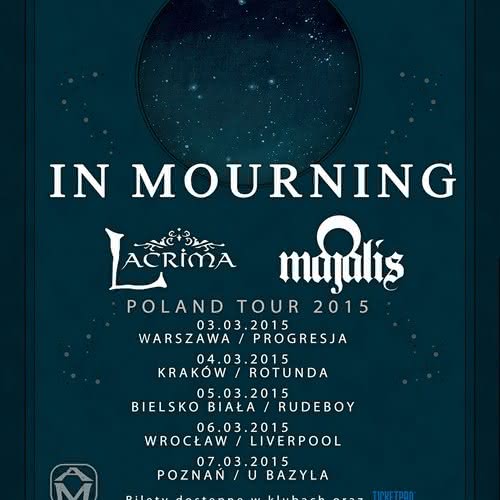 In Mourning na pięciu koncertach w Polsce
