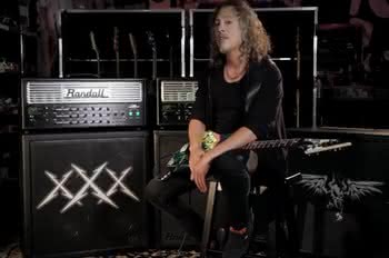 Kirk Hammett o sygnowanym Randallu KH103 (video)