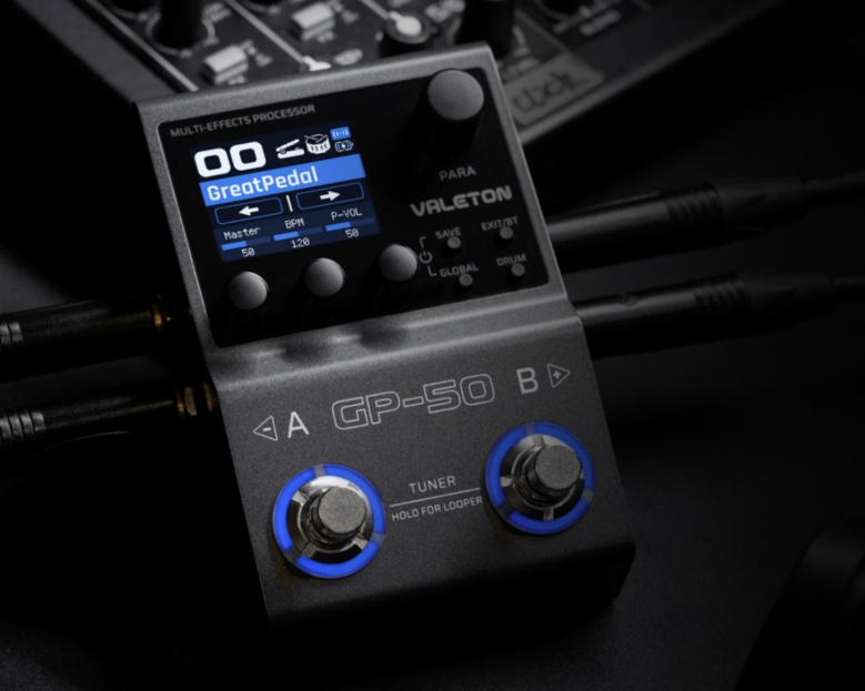 Valeton GP-50 – kompaktowy multiefekt gitarowy nowej generacji