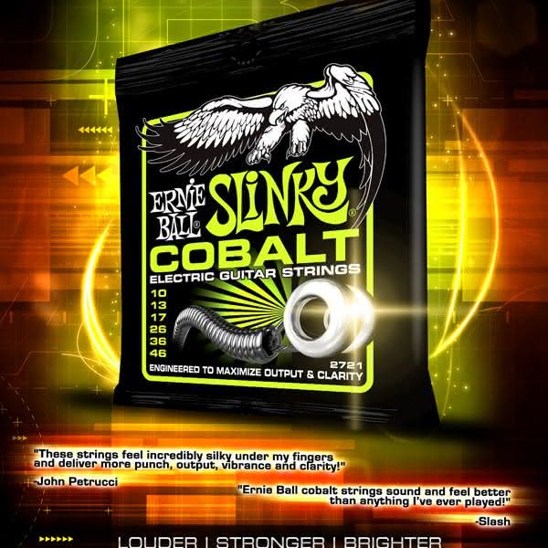 Struny Ernie Ball Cobalt Slinky dostępne w nowej dostawie Music Info