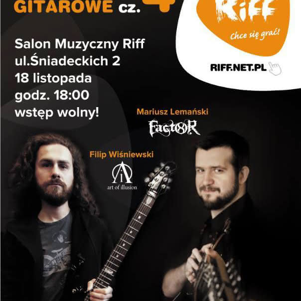 Warsztaty Gitarowe w Salonie RIFF w Bydgoszczy