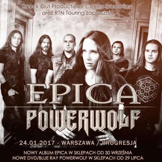 Epica i Powerwolf na koncercie w Polsce