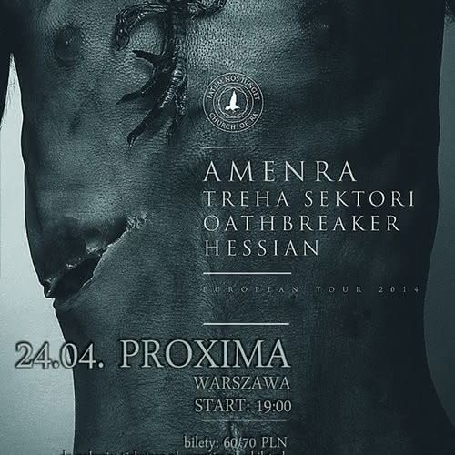 Amenra, Treha Sektori, Oathbreaker - 24.04.2014 - Warszawa
