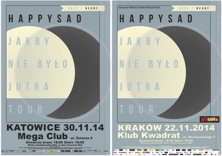 Happysad: koncerty w Krakowie i Katowicach