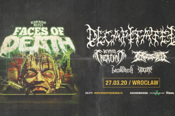 Rising Merch Faces Of Death 2020 we Wrocławiu