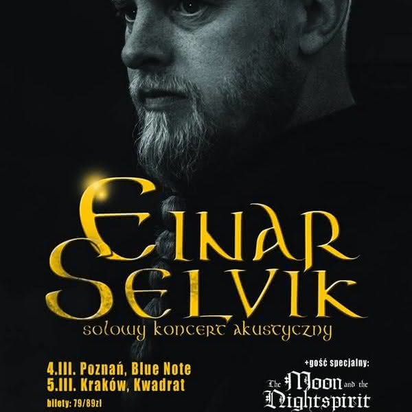 Solowe koncerty Einara Selvika w Polsce