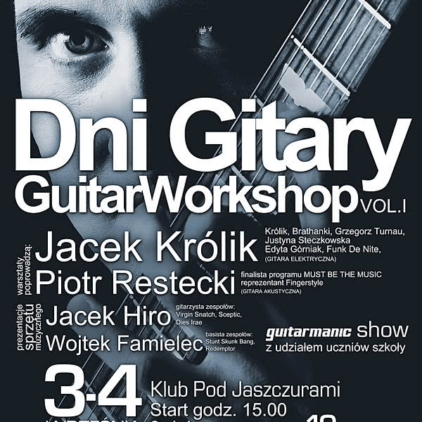 Za dwa tygodnie Dni Gitary w Krakowie