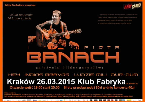 Jubileuszowy koncert Piotra Banacha