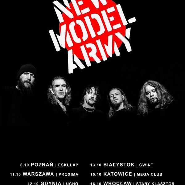New Model Army na sześciu koncertach w Polsce