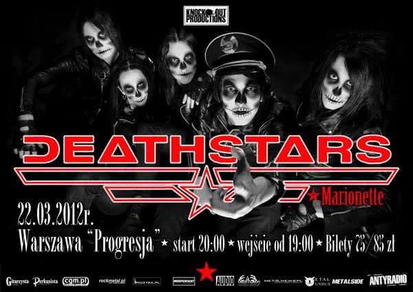 Deathstars już w czwartek w Warszawie