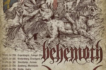 Behemoth - wkrótce startuje Europa Blasfemia 2016