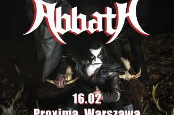 Abbath w Polsce już za miesiąc 