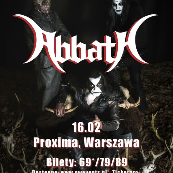 Abbath w Polsce już za miesiąc 