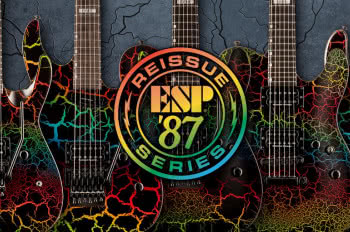 ESP LTD '87 Reissue Series Rainbow Crackle