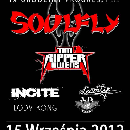 Soulfly i Tim Ripper Owens na urodzinach klubu Progresja