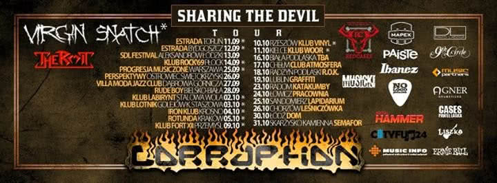 Virgin Snatch wycofał sie z trasy Sharing The Devil Tour 2014
