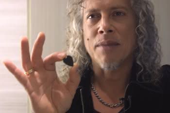 Kirk Hammett o sygnowanych kostkach Dunlop Jazz III