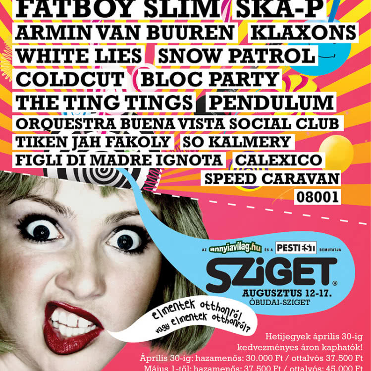 Sziget Festival 2009 w Budapeszcie