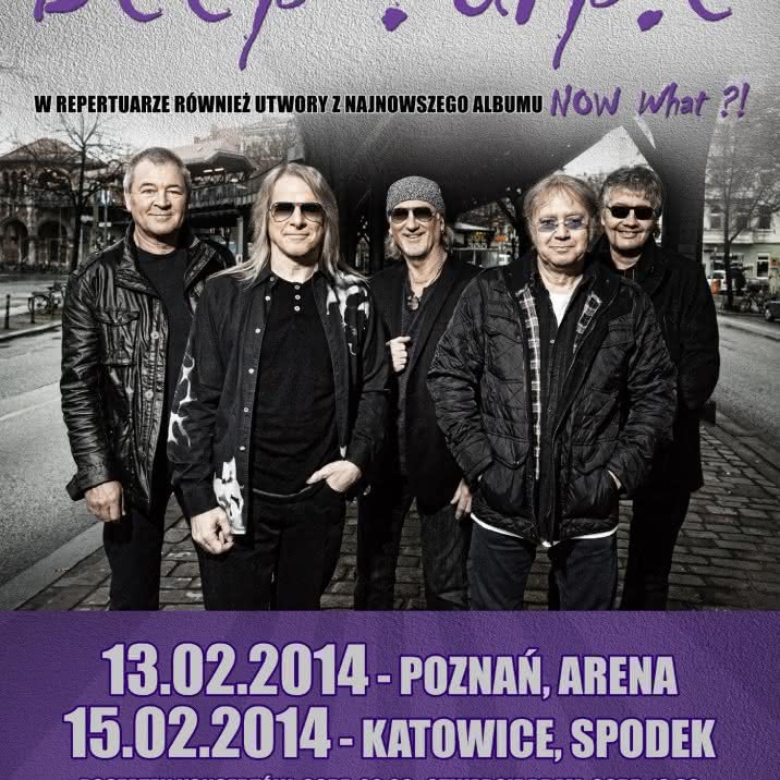 Znamy supporty koncertów Deep Purple