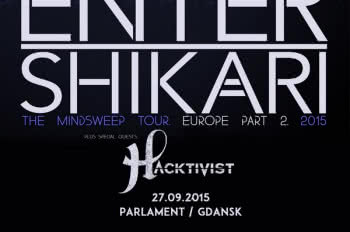 Hacktivist supportem Enter Shikari 