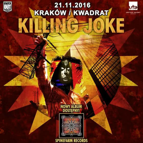 Killing Joke w listopadzie w Krakowie