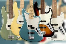 Fender Player Jazz Bass, Precision Bass i Jaguar Bass